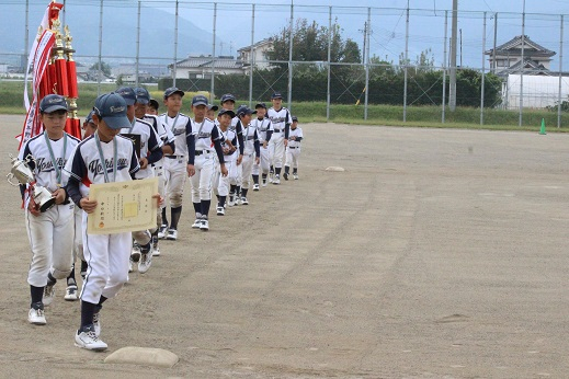 中日新聞社旗争奪長野県中信地区学童軟式野球大会 3位
